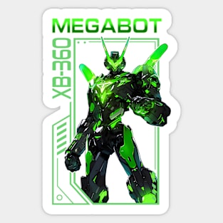 Game Console Mecha MegaBot XB-360 – Anime Shirt Sticker